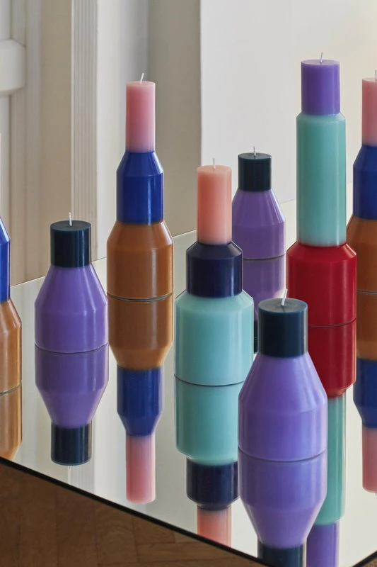 HAY Bougie Pillar, Modèle S, Lavande 6 HAY Bougie Pillar, Modèle S, Lavande – Image 6