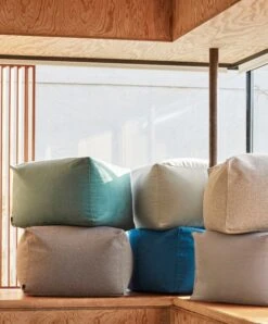 HAY Pouf, Gris Moucheté 11 HAY Pouf, Gris Moucheté -Hay Magasin Pouf eucalyptus warm grey persian blue grey sprinkle cream sprinkle 1