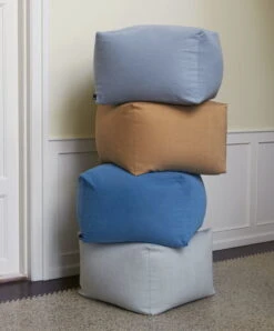 HAY Pouf, Gris Moucheté 9 HAY Pouf, Gris Moucheté -Hay Magasin Pouf soft blue mustard vivid blue grey sprinkle