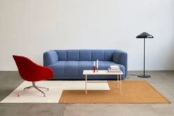 HAY Lampadaire Pao Steel, Soft Black -Hay Magasin Quilton 2 Seater Osumi 30 AAL 81 Nico 017 polished alu base Rebar Coffee Table beige marble tabletop alabaster powder coated steel frame Pao Steel Floor Lamp soft blackrole