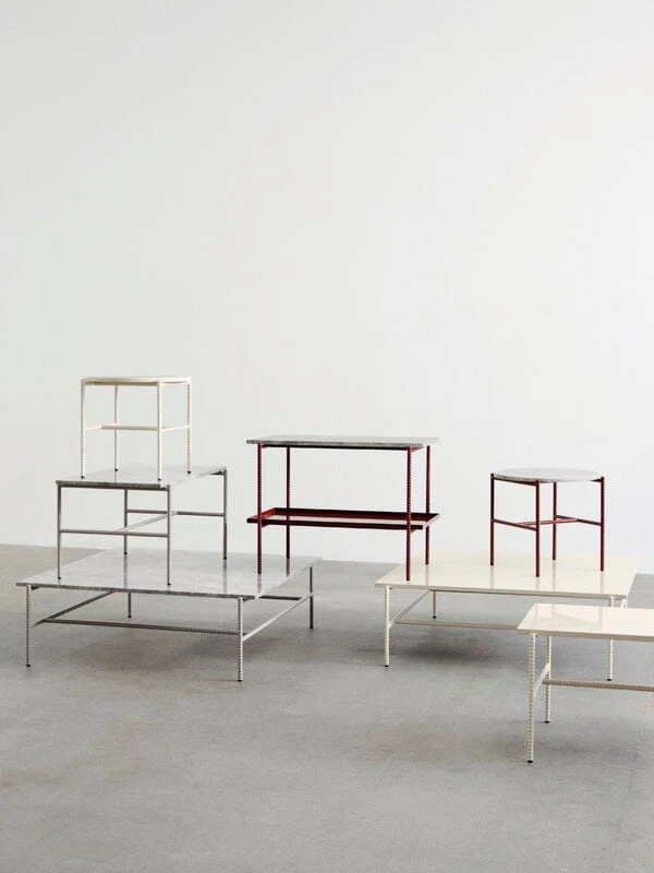 HAY Table Basse Rebar, 100 x 104 cm, Albâtre - marbre Beige 6 HAY Table Basse Rebar, 100 x 104 cm, Albâtre - marbre Beige – Image 6