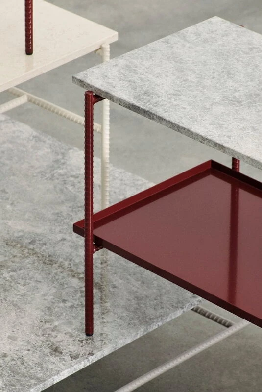 HAY Table Basse Rebar, 100 x 104 cm, Albâtre - marbre Beige 3 HAY Table Basse Rebar, 100 x 104 cm, Albâtre - marbre Beige – Image 3