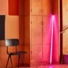 HAY Lampe LED Neon Tube Slim, 120 cm, Rose