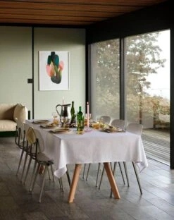 HAY Bougeoir Flare, Rose 11 HAY Bougeoir Flare, Rose -Hay Magasin Revolt rice seat and back beige steel base Tint Glass light yellow with white rim Flare pink