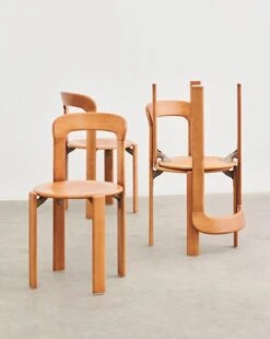 HAY Chaise Rey, Doré -Hay Magasin Rey Chair golden wb lacquer beech 01