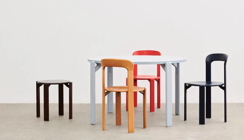 HAY Chaise Rey, Rouge écarlate – Image 6