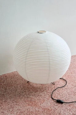 HAY Abat-jour En Papier De Riz, 56 cm, Blanc -Hay Magasin Rice Paper Floor Shade 56 Classic white