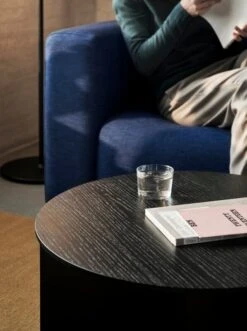 HAY Table Slit, 45 Cm, Noir 10 HAY Table Slit, 45 Cm, Noir -Hay Magasin Slit Table Wood black wb lacquer oak Glass S