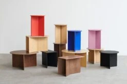 HAY Table Slit Wood, 35 cm, Modèle Haut, Rose Clair 7 HAY Table Slit Wood, 35 cm, Modèle Haut, Rose Clair -Hay Magasin Slit Table Wood family 03 1