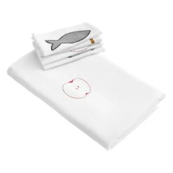HAY Nappe Sobremesa, 140 x 300 cm, Blanc 8 HAY Nappe Sobremesa, 140 x 300 cm, Blanc -Hay Magasin Sobremesa Tablecloth L300 white Sobremesa Napkin Set of 4 white