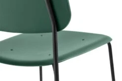 HAY Chaise Soft Edge 45, Noir - Hunter Green 10 HAY Chaise Soft Edge 45, Noir - Hunter Green -Hay Magasin Soft Edge P10 Base black Seat hunter detail 02 WB