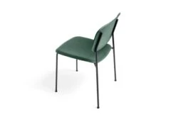 HAY Chaise Soft Edge 45, Noir - Hunter Green 9 HAY Chaise Soft Edge 45, Noir - Hunter Green -Hay Magasin Soft Edge P10 Base black Seat hunter detail 05 WB