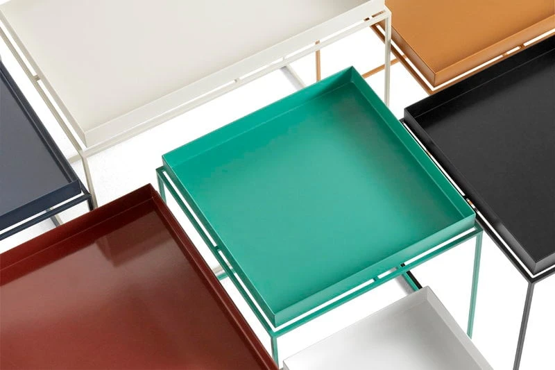 HAY Table Carrée Moyenne Tray, Chocolat 3 HAY Table Carrée Moyenne Tray, Chocolat – Image 3