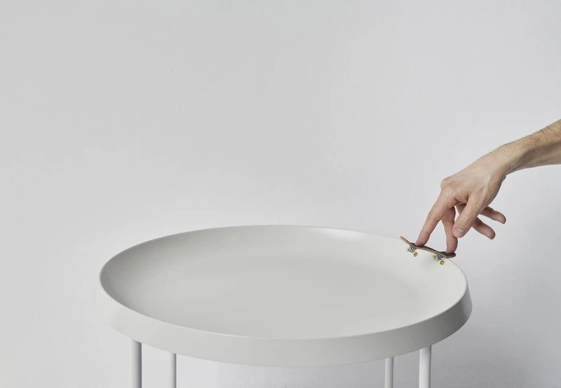 HAY Table Basse Tulou 55 cm, Blanc Cassé 3 HAY Table Basse Tulou 55 cm, Blanc Cassé – Image 3