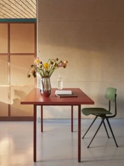 HAY Table Two-Colour, 240 X 90 Cm, Rouge Marron - Rouge -Hay Magasin Two Colour Booklet 19