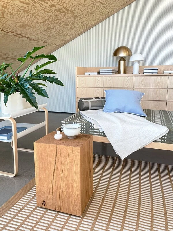 HAY Coussin Outline, 50 x 50 cm, Bleu 2 HAY Coussin Outline, 50 x 50 cm, Bleu – Image 2