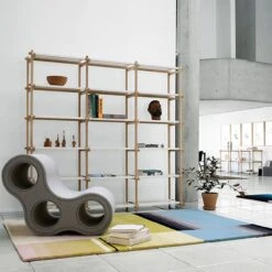 HAY Étagère Woody, Modèle Haut, Blanc 10 HAY Étagère Woody, Modèle Haut, Blanc -Hay Magasin hay woody1