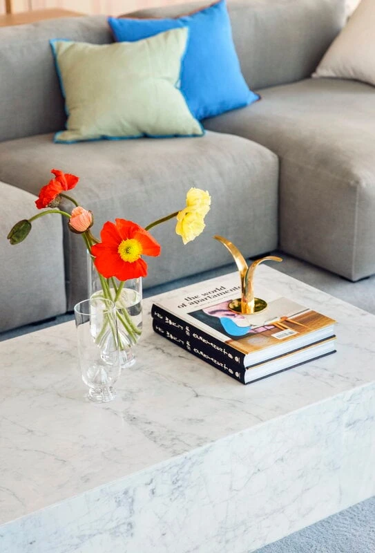 HAY Coussin Outline, 50 x 50 cm, Bleu-gris 2 HAY Coussin Outline, 50 x 50 cm, Bleu-gris – Image 2